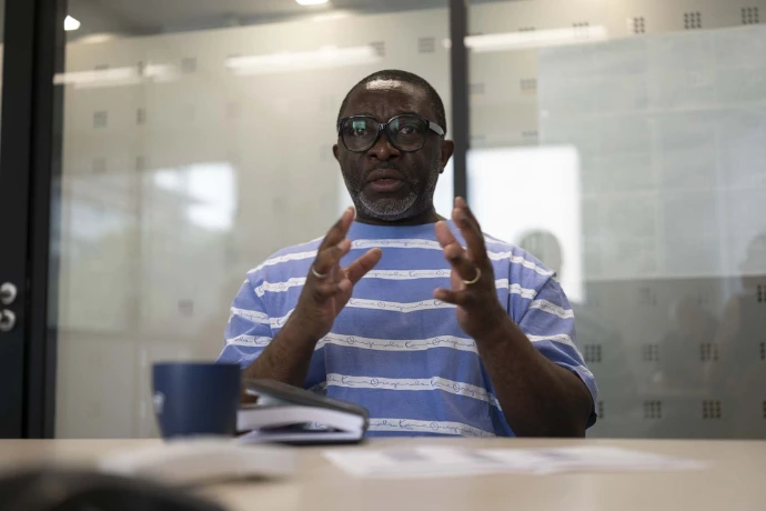 Jean-Magloire, consultant déficient visuel invité dans les formations Donut Panic